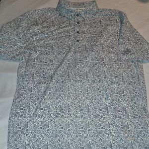 Stylish Geometric Polo Shirt